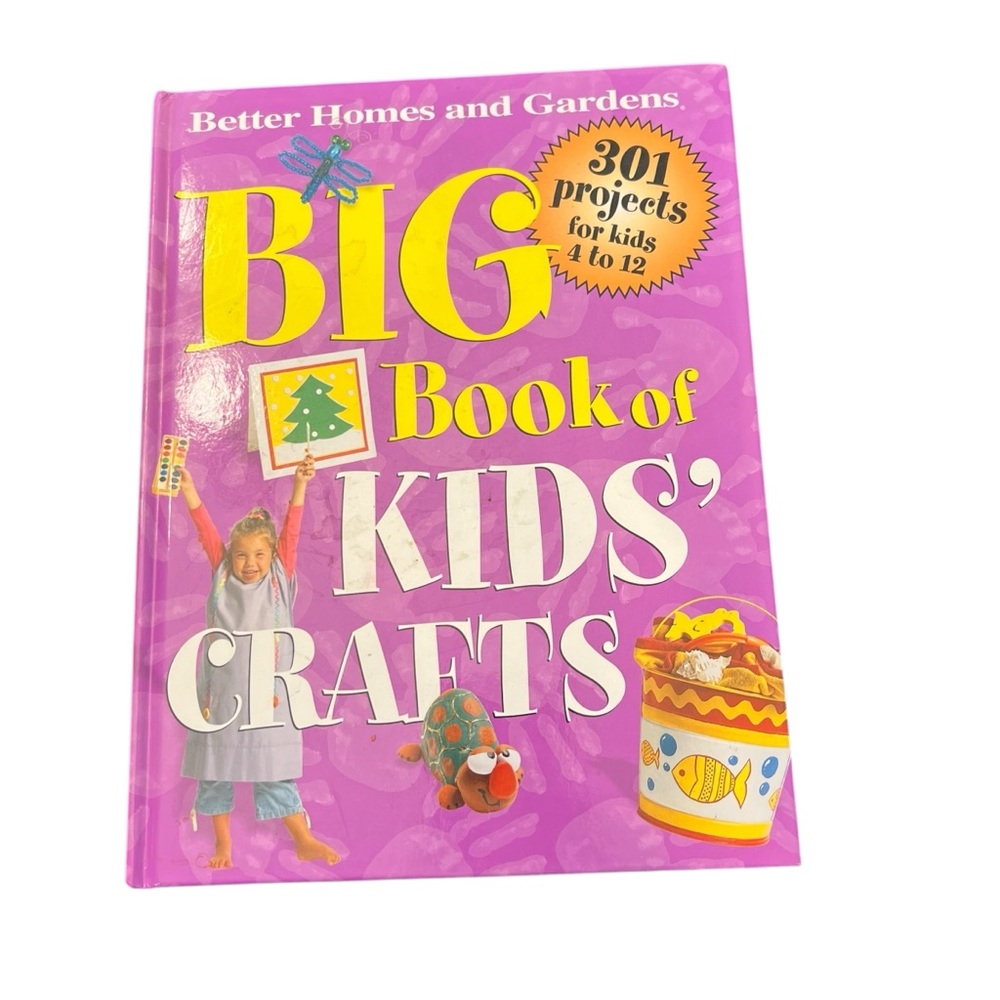Big Book of Kids Crafts: 301 Projects for Kids 4 to 12 Hardcover Homeschool Fun‎
